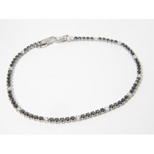 Bracciale Tennis Oro Bianco BR-TB02
