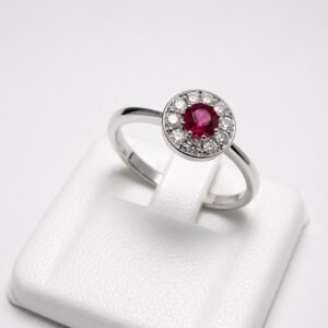 Anello Oro Bianco AN-B90