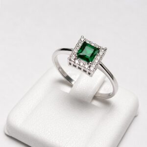 Anello Oro Bianco AN-B95